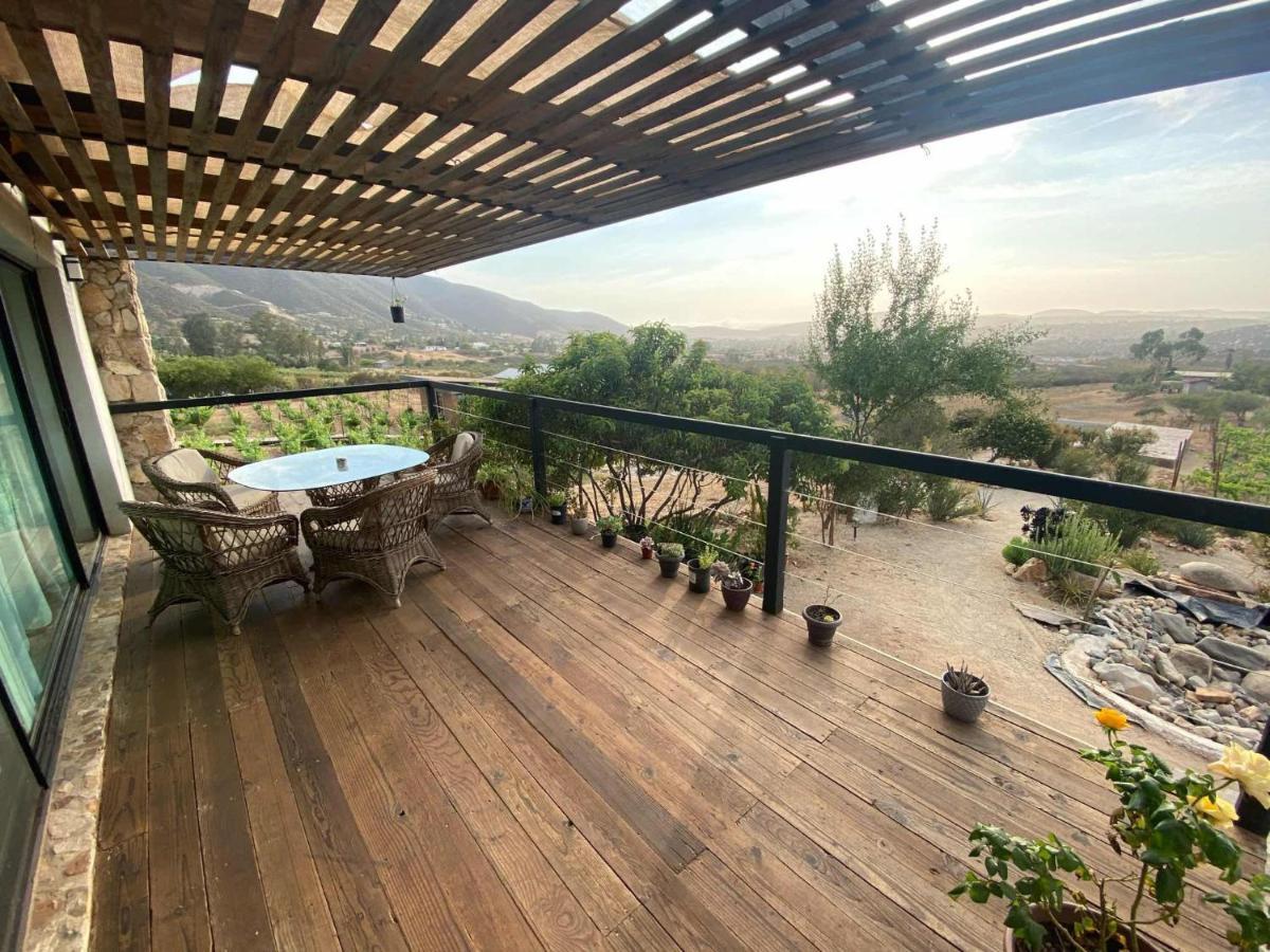Chalet Nativo - Fabulous Terrace&Vineyard Valle de Guadalupe Exterior foto